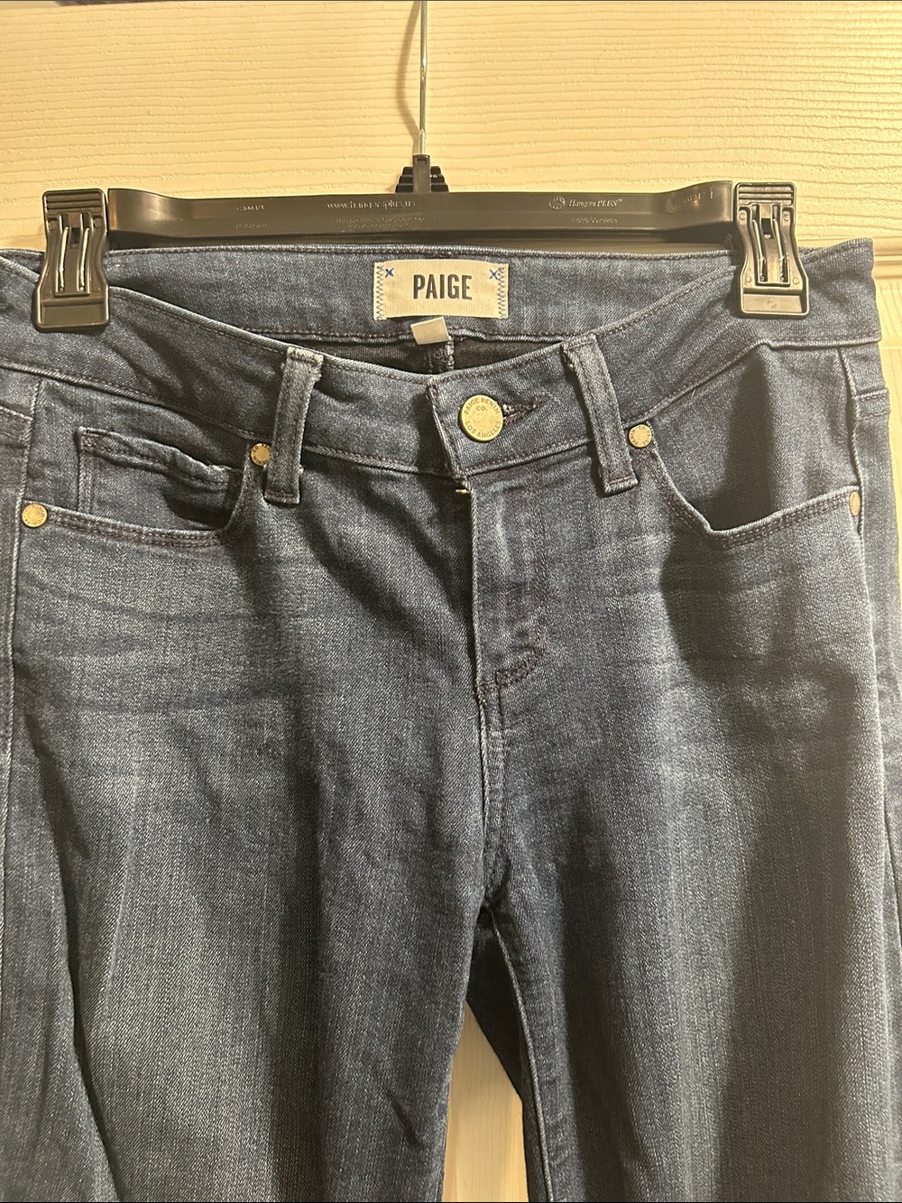 PAIGE Women's Indigo Low-rise Skinny Jeans